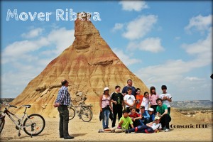 Mover Ribera Colegio de Falces visitando Bardenas Reales