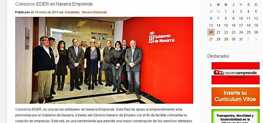 Navarra emprende en nuestra web