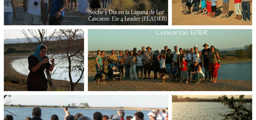 Noche y día en la Laguna de Lor.