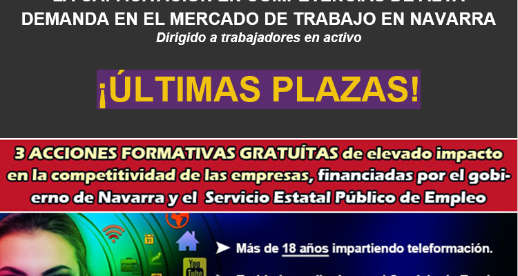 3 acciones formativas online gratuitas