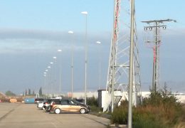 Alumbrado público para ahorro de energia San Colombar