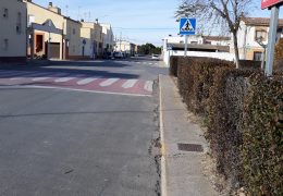 Carril bici en la avenida de la diputación
