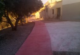 Adecuación del paseo del canal de Tauste