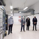 El consejero Cigudosa visita el Centro de Telecomunicaciones de Tudela, que da servicio a 11 localidades
