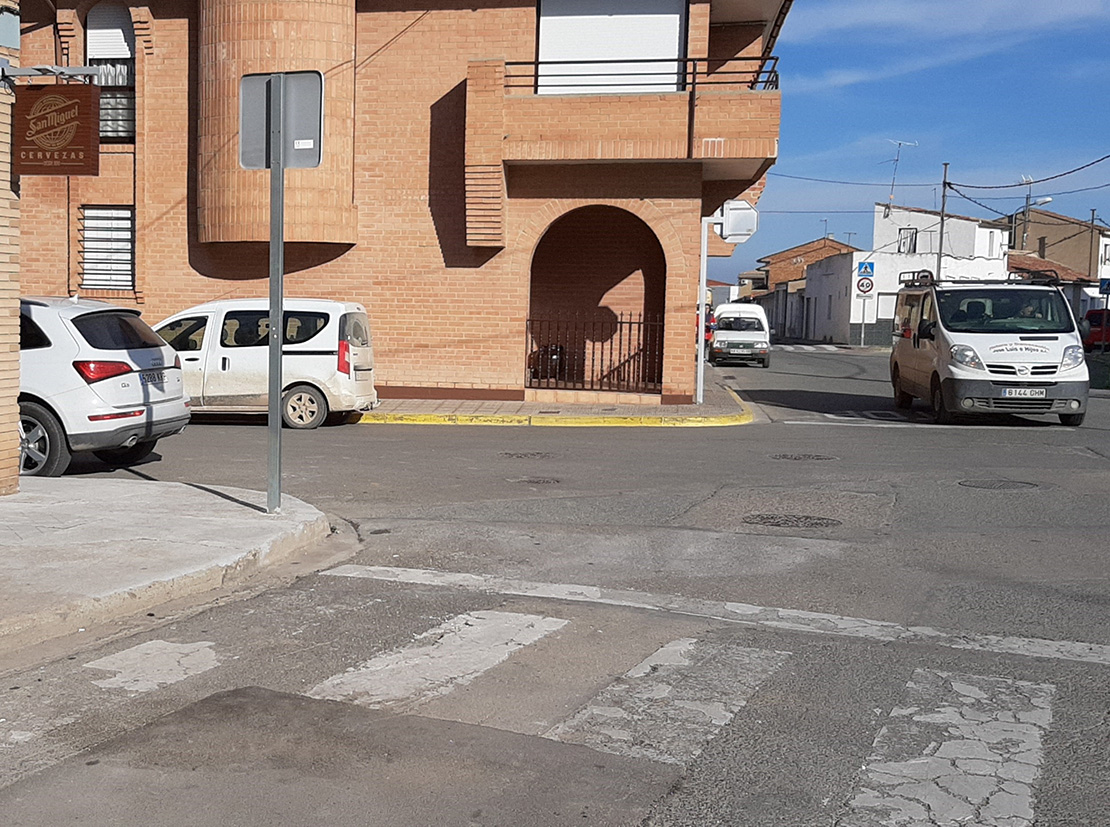 Accesibilidad en Avenida Barillas, Avenida de Tudela y c/Escuelas