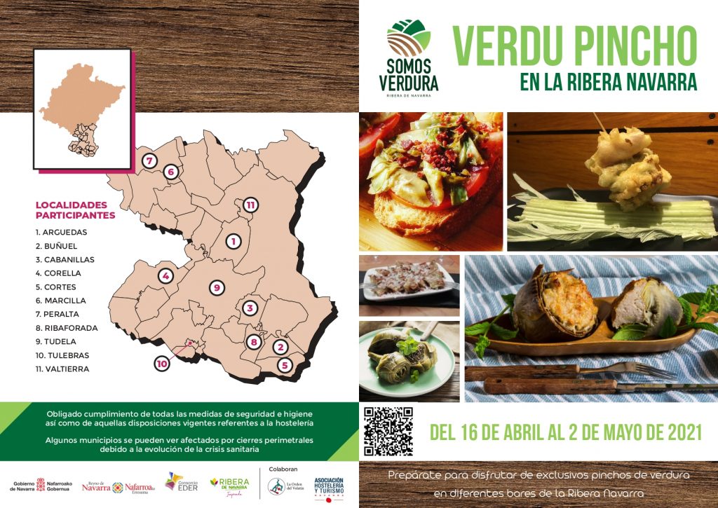 Verdu pincho en la Ribera de Navarra