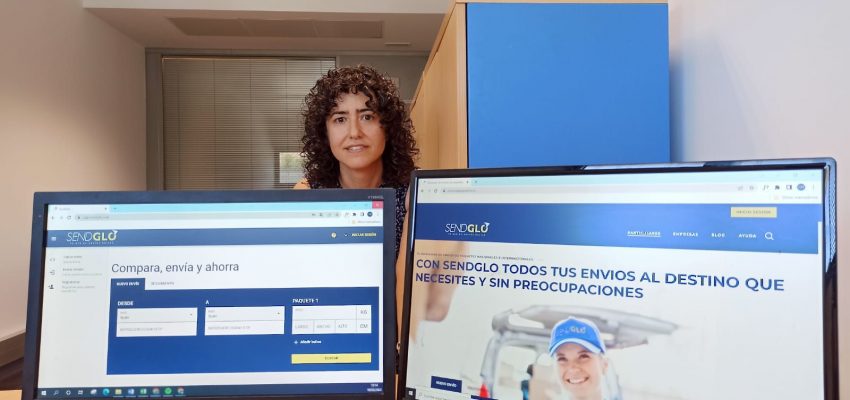 Ana ha creado SENDGLO, una plataforma online para contratar servicios de paquetería