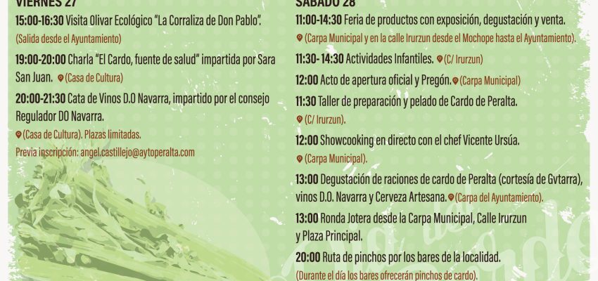 Día del cardo de Peralta