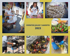 Éxito y sabor en los eventos turísticos de julio y agosto en la Ribera: El Día del Ajo de Falces y el Día del Cucón de Peralta
