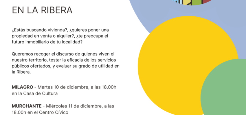 Asamblea abierta de Vivienda en la Ribera