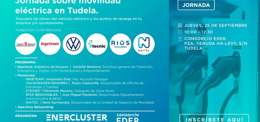 Jornada abierta sobre movilidad eléctrica en la Ribera