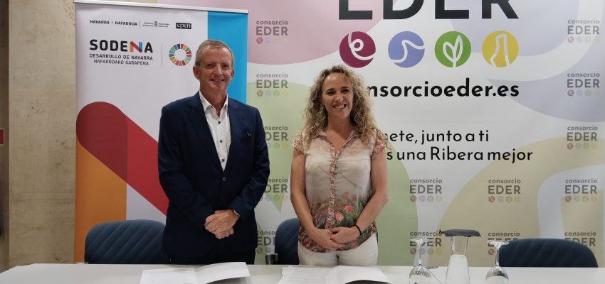 SODENA Y Consorcio EDER firman un nuevo convenio de colaboración para seguir potenciando el emprendimiento innovador en la Ribera de Navarra