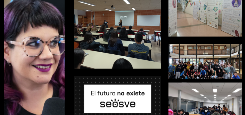 “Vais a trabajar de algo que aún no existe”: el mensaje de Noe Rivas al alumnado de 2º de bachiller del IES Valle del Ebro