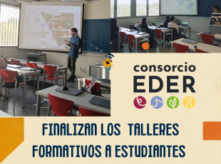 Consorcio EDER finaliza los talleres de formación del curso 2025-26 dirigidos a estudiantes de la Ribera de Navarra