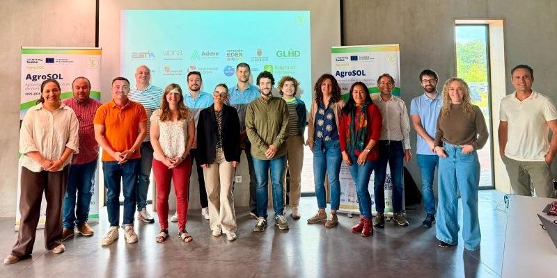 Las entidades socias de AgroSOL se reúnen en Mont-de-Marsan para avanzar en el desarrollo de la agrovoltaica
