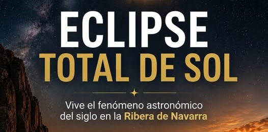 Eclipse total de sol en la Ribera de Navarra